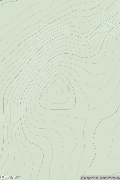 Thumbnail image for Garbh-mheall Mor [Glen Albyn and the Monadh Liath] showing contour plot for surrounding peak